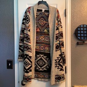 Colorful S oversized cardigan